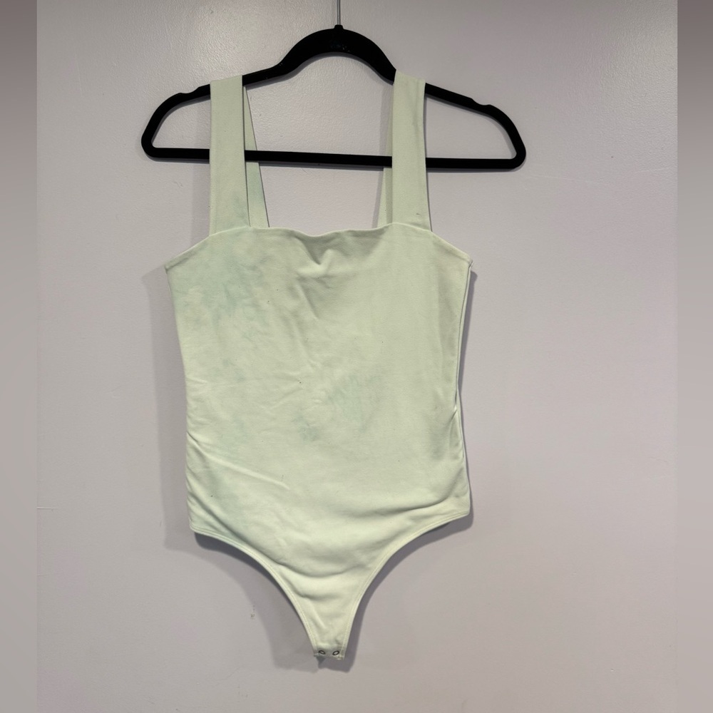 Abercrombie & Fitch White Square Neck Tank‎ Bodysuit Small DIY Project